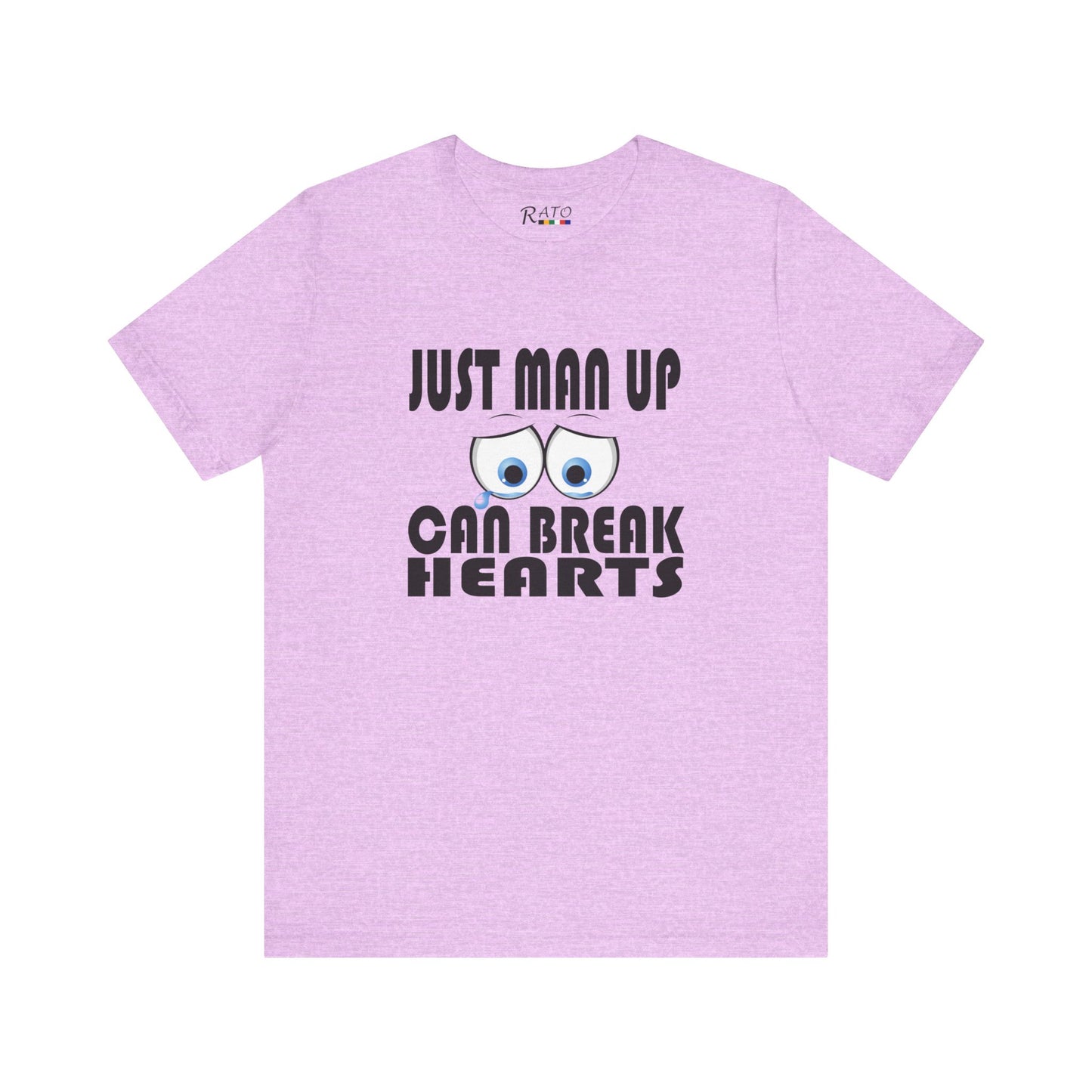Just Man Up - Unisex Jersey Short Sleeve Tee