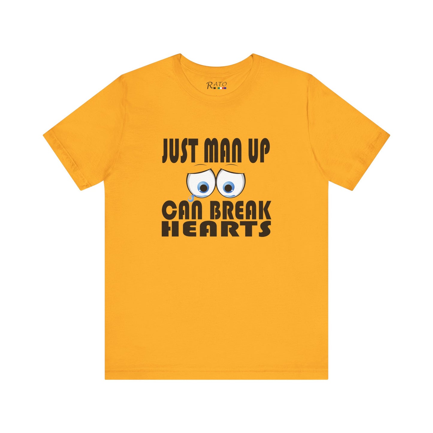 Just Man Up - Unisex Jersey Short Sleeve Tee